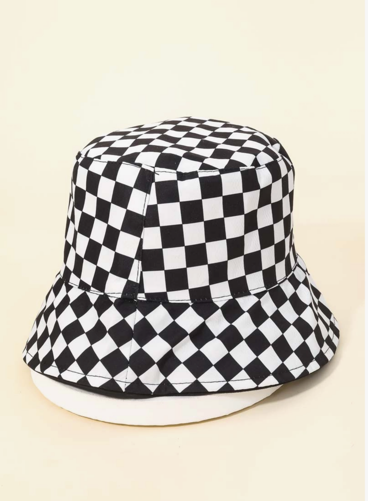 Checkerboard Bucket Hat